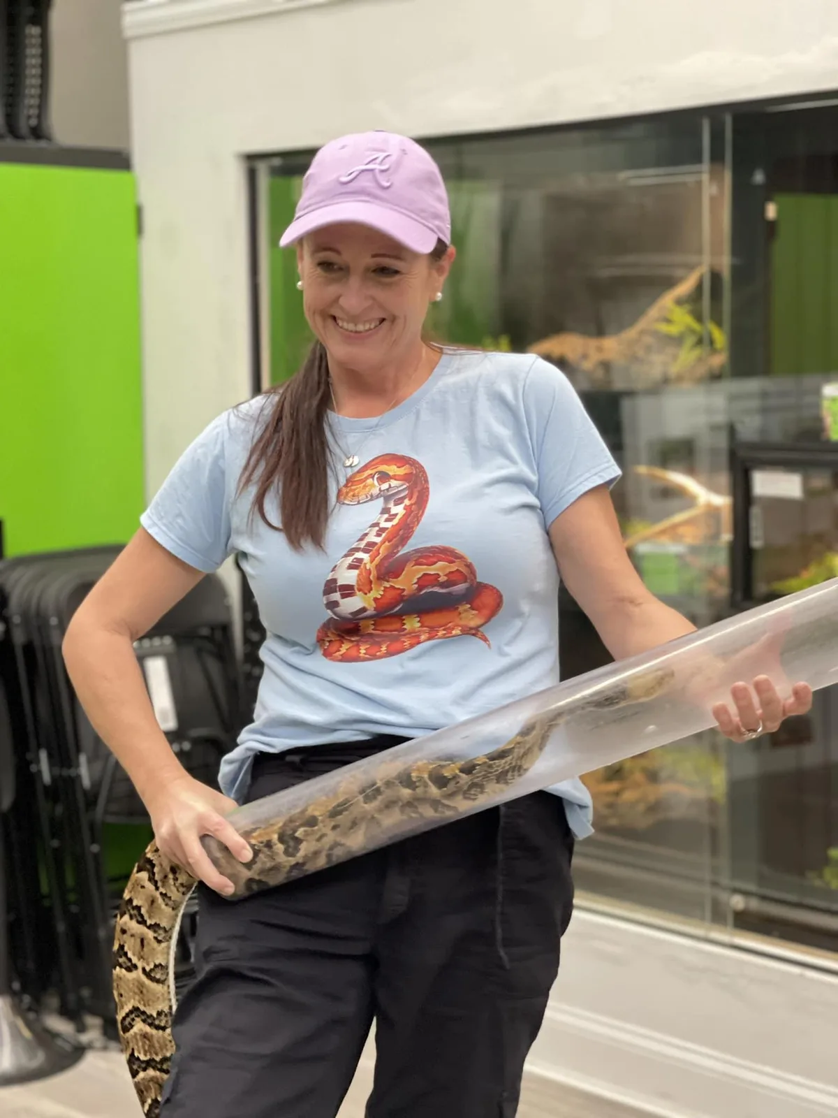 Southern Snake Lady relocators at work