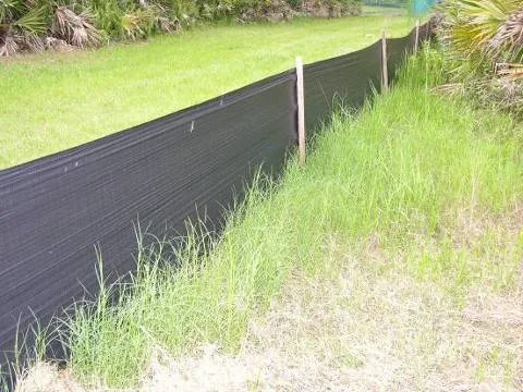 A snake barrier fence
