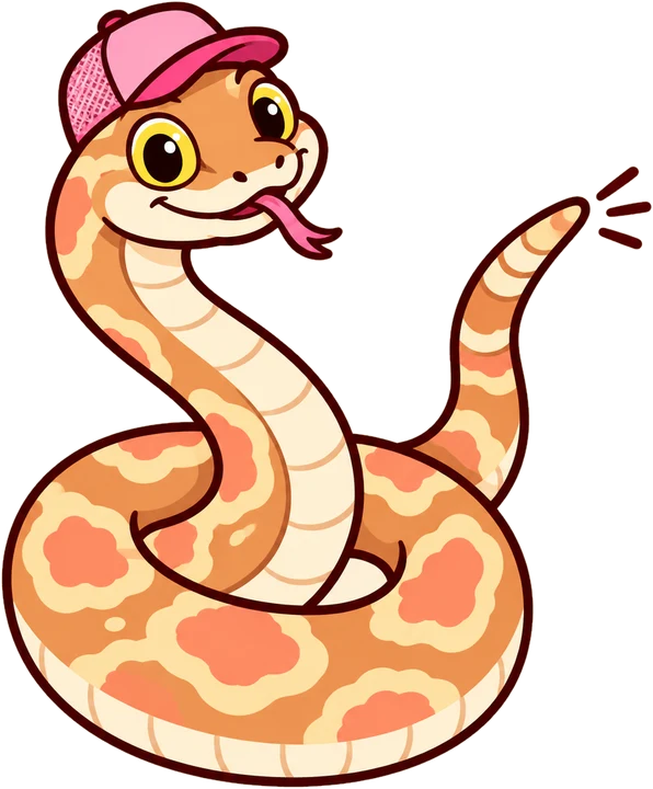 Kernel the corn snake presenting